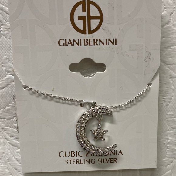 Giani Bernini Moon and Star Necklace - Picture 1 of 2